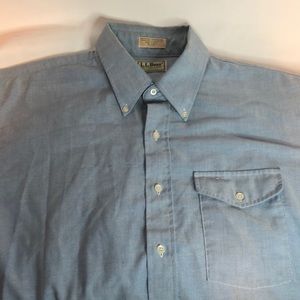 Vintage L.L. Bean short sleeve button down USA